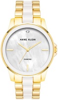 fashion наручные женские часы Anne Klein 4120WTGB. Коллекция Diamond  фото, kupilegko.ru