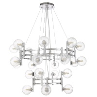 Подвесная люстра Crystal Lux Luxury SP16+8 Chrome  фото, kupilegko.ru