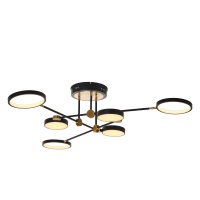 Потолочная светодиодная люстра MyFar MR1230-6CL  фото, kupilegko.ru