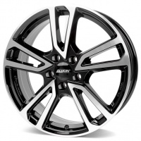 Литые колесные диски Alutec Tormenta 7.5x17 5x112 ET38 D66.6 Чёрный глянцевый с полированной лицевой частью (TMT75738B63-1)  фото, kupilegko.ru