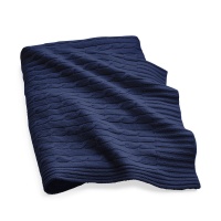 Cable Polo Cashmere Navy Плед Ralph Lauren Home  фото, kupilegko.ru