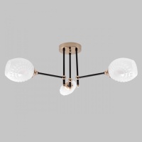 Потолочная люстра IMEX MD.4144-3-S-BK+FGD  фото, kupilegko.ru