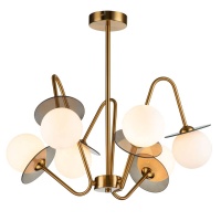 Потолочная люстра Indigo Jazz 11020/6R Brass V000165  фото, kupilegko.ru