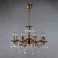 Подвесная люстра Ambiente Benisa 2226/8 PB New Leaf  фото, kupilegko.ru