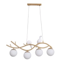 Подвесная люстра Arte Lamp Eltanin A3422SP-4GO  фото, kupilegko.ru