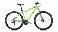 Велосипед SPORTING 29 2.2 disc (29" 8 ск. рост 19") 2020-2021, ярко-зеленый/черный, RBKW1M19G005 Forward  фото, kupilegko.ru