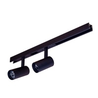 Магнитный трековый светильник ЭРА TRM20-6-15W3K-B для системы NOVA черный Б0054822  фото, kupilegko.ru