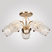 Потолочная люстра Eurosvet 30026/5 золото  фото, kupilegko.ru