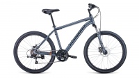 Велосипед HARDI 26 2.1 disc (26" 21 ск. рост. 18") 2020-2021, серый матовый/черный, RBKW1M66Q016 Forward  фото, kupilegko.ru