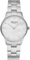 fashion наручные женские часы Obaku V247LXCWSC. Коллекция Links  фото, kupilegko.ru