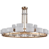 Подвесная люстра Newport 4338+16/C gold М0062174  фото, kupilegko.ru