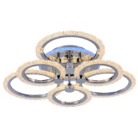 Потолочная светодиодная люстра Profit Light 8003/3+3 CHR A  фото, kupilegko.ru