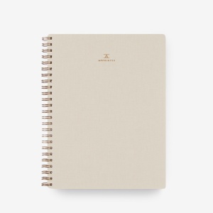 The Workbook Blank Natural Linen Блокнот Appointed  фото, kupilegko.ru