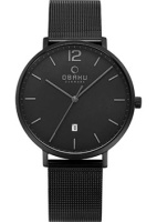 fashion наручные мужские часы Obaku V181GDBBMB. Коллекция Mesh  фото, kupilegko.ru