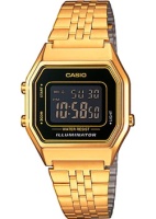 Японские наручные женские часы Casio LA680WGA-1B. Коллекция Vintage  фото, kupilegko.ru