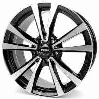 Литые колесные диски Rial M12 8x19 5x112 ET20 D66.5 Чёрный глянцевый с полированной лицевой частью (M12-80920M13-1)  фото, kupilegko.ru