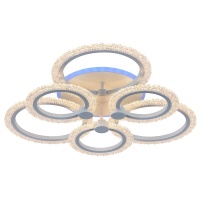 Потолочная светодиодная люстра Profit Light 8003/3+3 WHT A  фото, kupilegko.ru