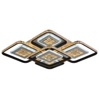 Потолочная светодиодная люстра Profit Light 8051/4+1 WHT+BLK A  фото, kupilegko.ru