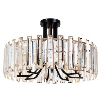 Потолочная люстра Arte Lamp Amber A1028PL-8BK  фото, kupilegko.ru