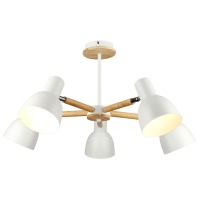 Потолочная люстра IMEX MD.4748-5-S WH+CH  фото, kupilegko.ru