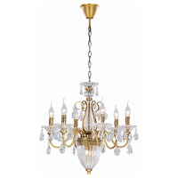 Подвесная люстра Arte Lamp Schelenberg A4410LM-6-2SR  фото, kupilegko.ru