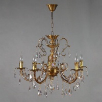 Подвесная люстра Ambiente Alicante 8888/5 AB Tear drop  фото, kupilegko.ru