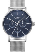 fashion наручные мужские часы Obaku V246GMCLMC. Коллекция Mesh  фото, kupilegko.ru