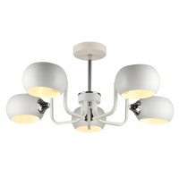 Потолочная люстра IMEX MD.4914-5-S WH+CH  фото, kupilegko.ru