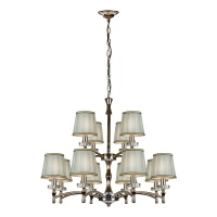 Подвесная люстра iLamp Olivia 82336/8+4 CR  фото, kupilegko.ru