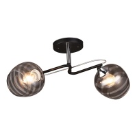 Потолочная люстра IMEX MD.1042-2-S BK+CH  фото, kupilegko.ru