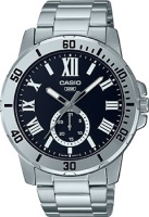 Японские наручные мужские часы Casio MTP-VD200D-1B. Коллекция Analog  фото, kupilegko.ru