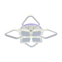 Потолочная светодиодная люстра Profit Light 5893/4+4A WHT  фото, kupilegko.ru