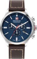 Швейцарские наручные мужские часы Swiss military hanowa 06-4332.04.003.05. Коллекция Chrono Classic II  фото, kupilegko.ru