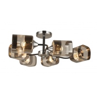 Потолочная люстра IMEX MD.1548-6-S-CH+BK  фото, kupilegko.ru