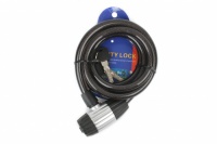 Замок противоугонный, ZX1208, ключ, 1500 мм, 12 мм, SAIGUAN, RLKZX1208001 SAIGUAN  фото, kupilegko.ru