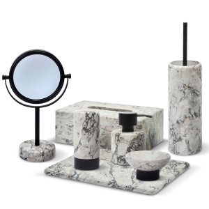 Nero Alba Набор для ванной комнаты Aquanova  фото, kupilegko.ru