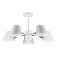 Потолочная люстра IMEX MD.9130-5-S WH+AB  фото, kupilegko.ru
