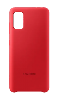Чехол-крышка Samsung PA415TREGRU для Galaxy A41, силикон, красный  фото, kupilegko.ru