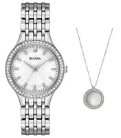 Японские наручные женские часы Bulova 96X146. Коллекция Crystal Ladies  фото, kupilegko.ru