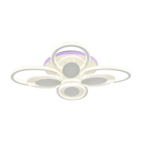 Потолочная светодиодная люстра Profit Light 5889/4+4B WHT  фото, kupilegko.ru