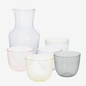 Aplha Colours Графин и 6 стаканов Lobmeyr  фото, kupilegko.ru