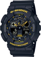 Японские наручные мужские часы Casio GA-100CY-1A. Коллекция G-Shock  фото, kupilegko.ru