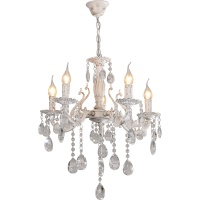 Подвесная люстра IMEX Versailles KL.2339-5-P WG  фото, kupilegko.ru