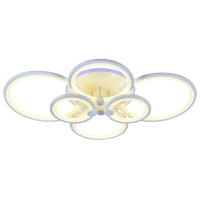 Потолочная светодиодная люстра Profit Light 8077/6 WHT  фото, kupilegko.ru