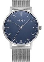 fashion наручные мужские часы Obaku V248GXCLMC. Коллекция Mesh  фото, kupilegko.ru