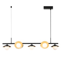 Подвесная люстра Indigo Corazza 10015/7P Black V000282  фото, kupilegko.ru