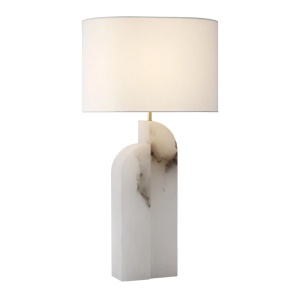 Kelly Wearstler Savoye Alabaster Left Настольная лампа L Visual Comfort  фото, kupilegko.ru