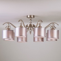 Потолочная люстра Eurosvet 60070/8 сатин-никель  фото, kupilegko.ru