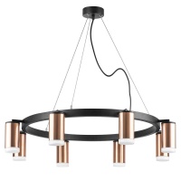 Подвесная люстра Lightstar Rullo (571018+214430-8+202430-8) LR0183080  фото, kupilegko.ru