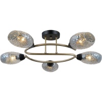 Потолочная люстра Illumico IL0300-5CSQ-79 BK AB  фото, kupilegko.ru